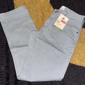 Boys Levi’s 513 Slim Straight Jeans - Boys size 12 Grey Jeans - NEW WITH TAG -